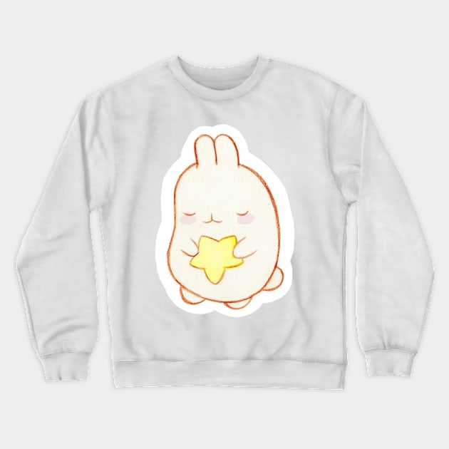 Molang Crewneck Sweatshirt by TheRainbowMaiden